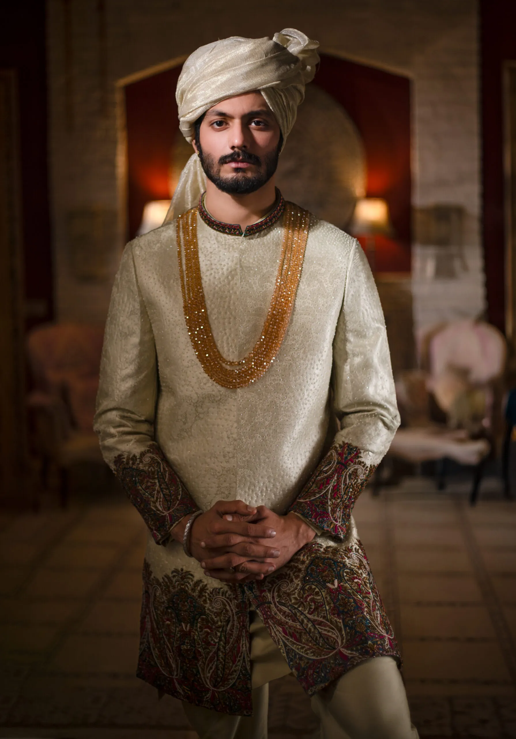 Royal Gold Sherwani